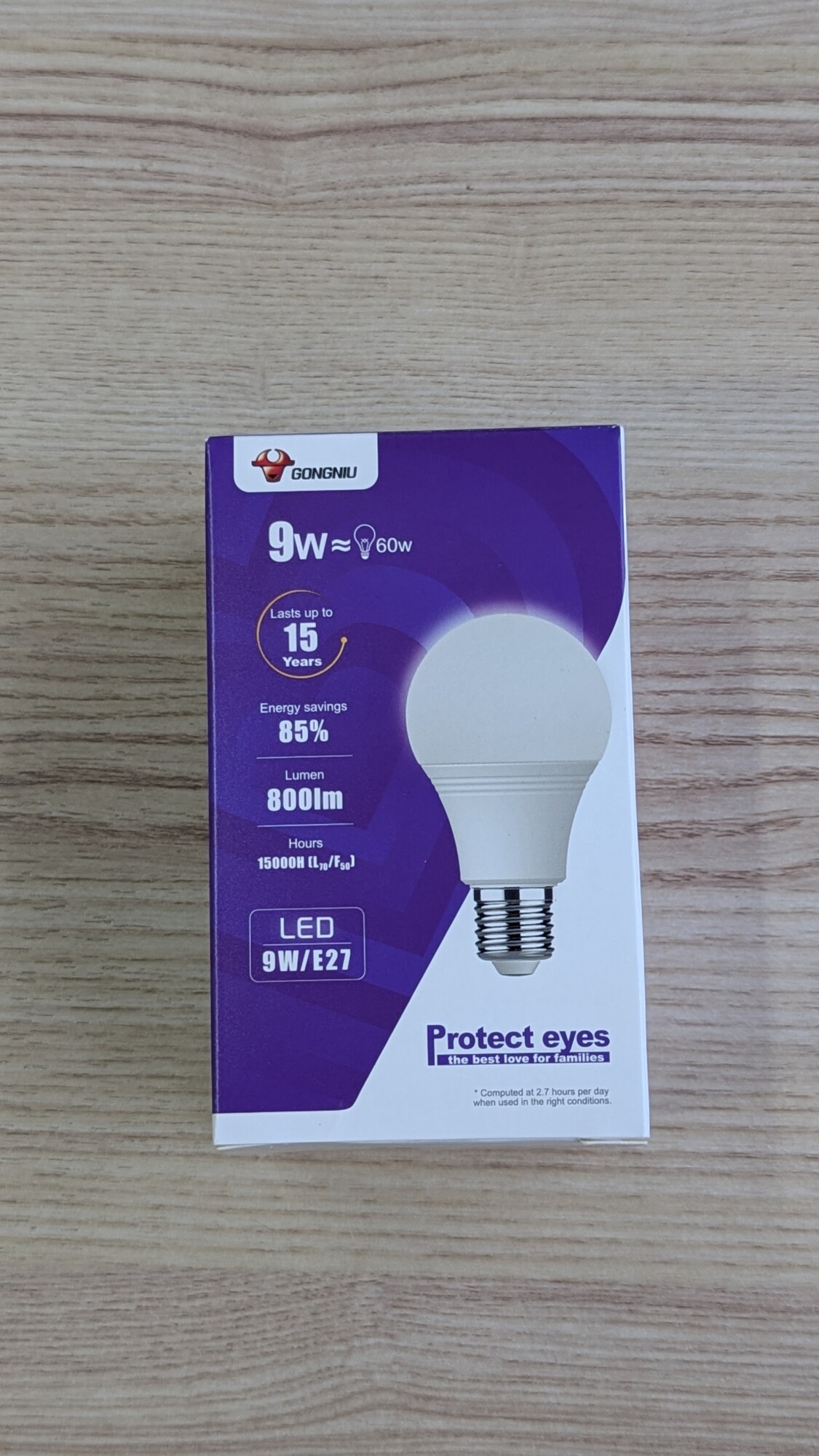 Bóng đèn LED Goneo MQ-A10911 – E27- Công suất 9W ( 6500K) 7