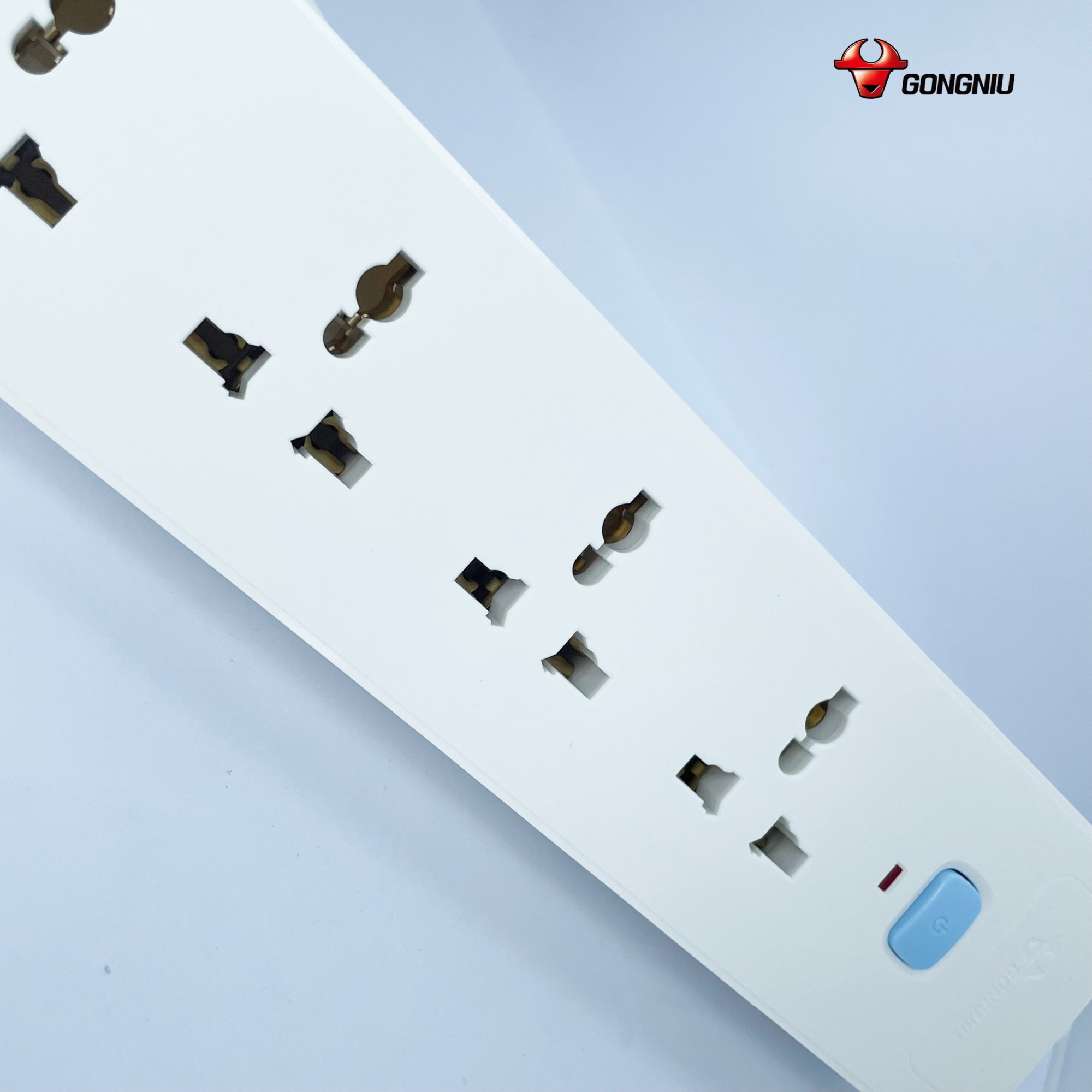 Ổ cắm điện Gongniu 5 ổ đa năng 1 công tắc – Chính hãng