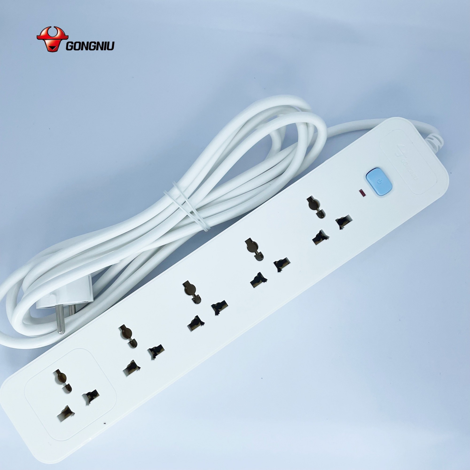 Ổ cắm điện Gongniu 5 ổ đa năng 1 công tắc – Chính hãng