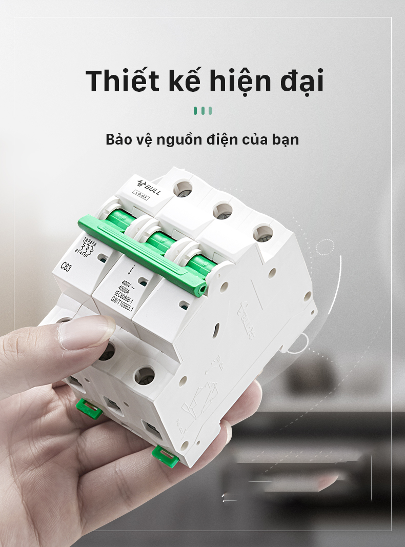 Bộ ngắt mạch điện – Aptomat 3 pha Goneo – Chất lượng – Chính hãng