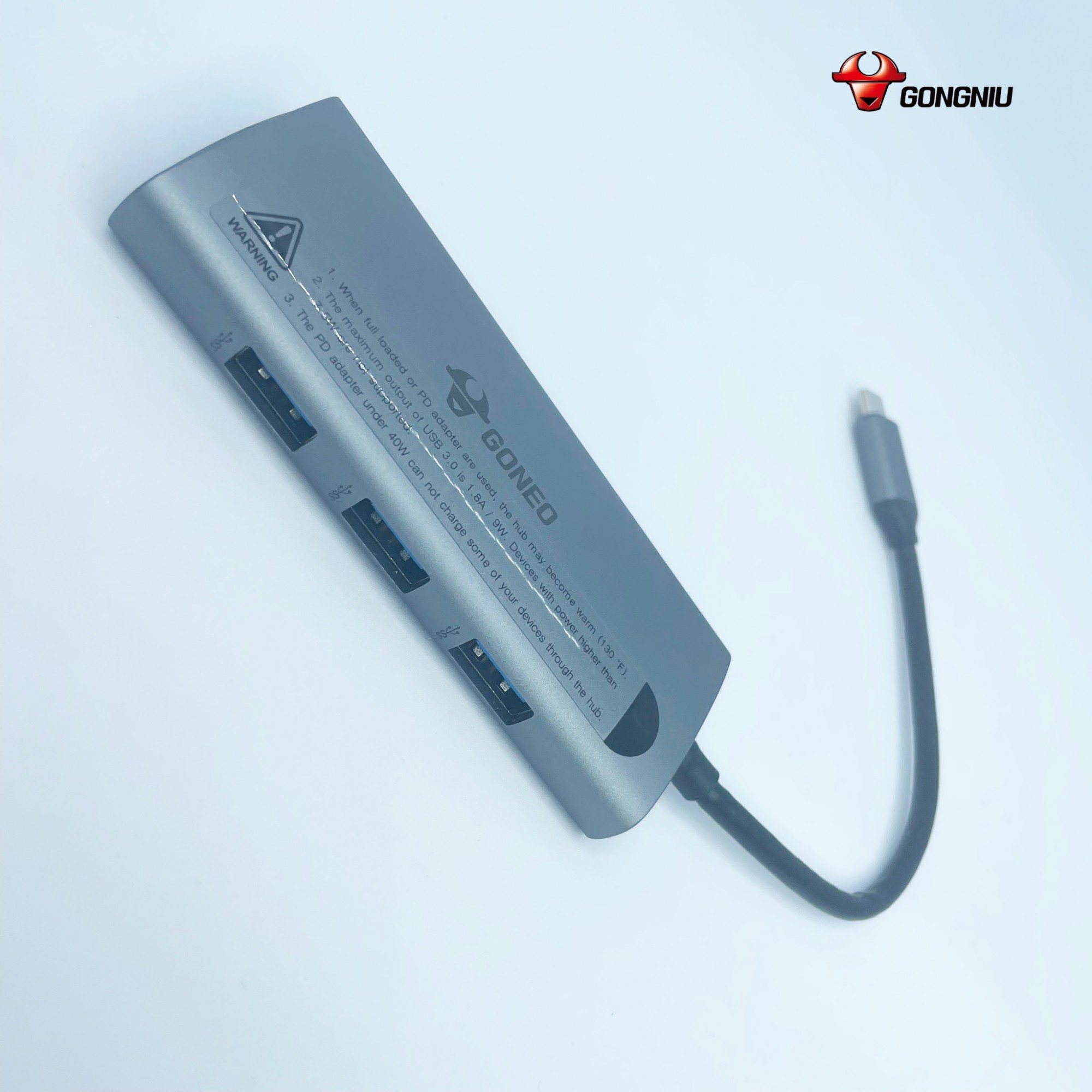 Cáp Chuyển Đổi GONEO USB-C 7 in 1 Hub with 4K HDMI Enternet – Cho Macbook, Surface Pro