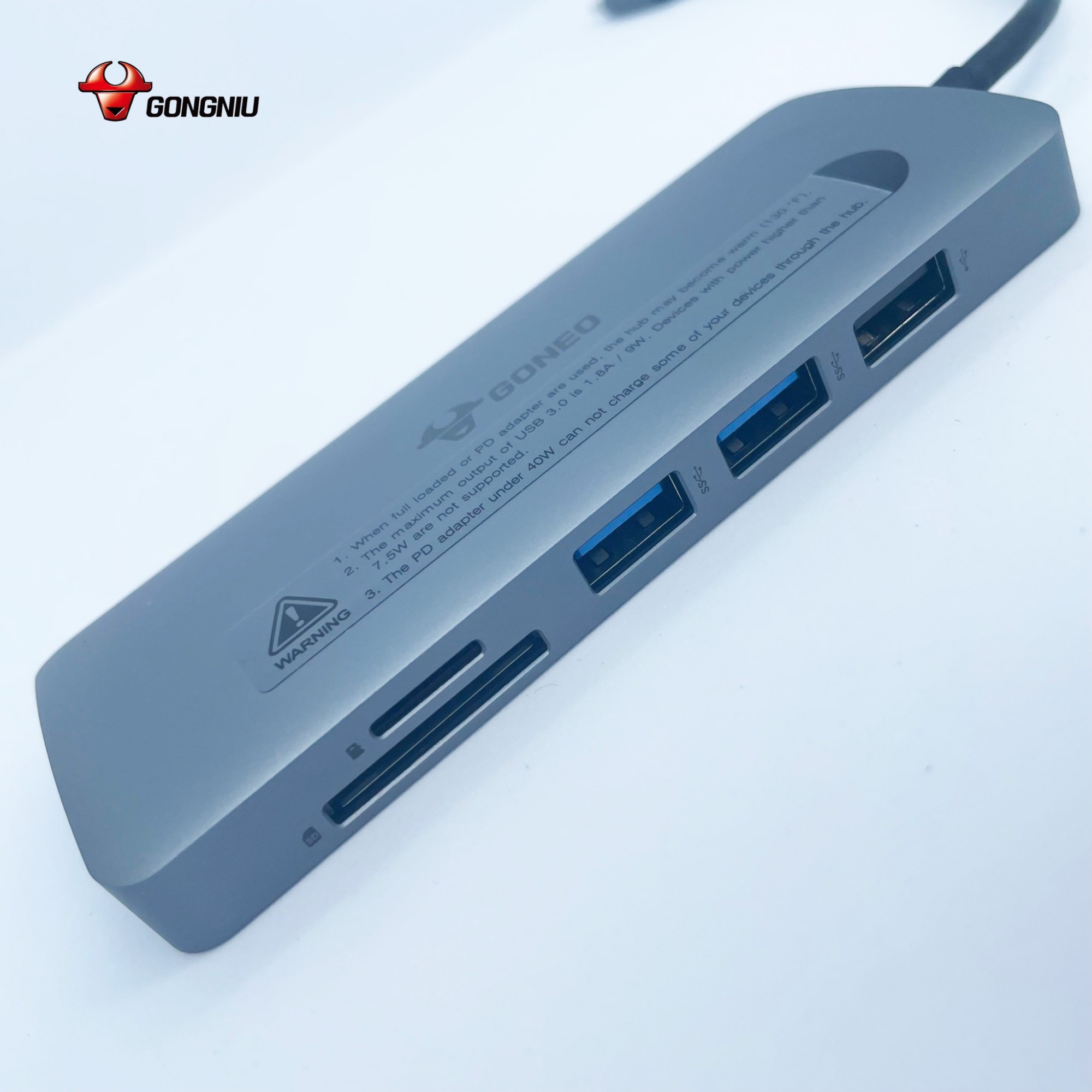 HUB GONEO 11 in 1 USB-C Docking Station, DEX với 2 cổng HDMI 4K, Sạc Nhanh Chuẩn PD 100W ,5Gbps USB-C,1000Mbps Ethernet Port,USB C Dongle for MacBook, Dell XPS, Samsung Galaxy