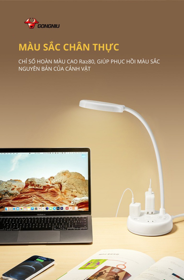 Ổ CẮM ĐÈN BÀN 2 TRONG MỘT TIỆN LỢI VÀ AN TOÀN 8