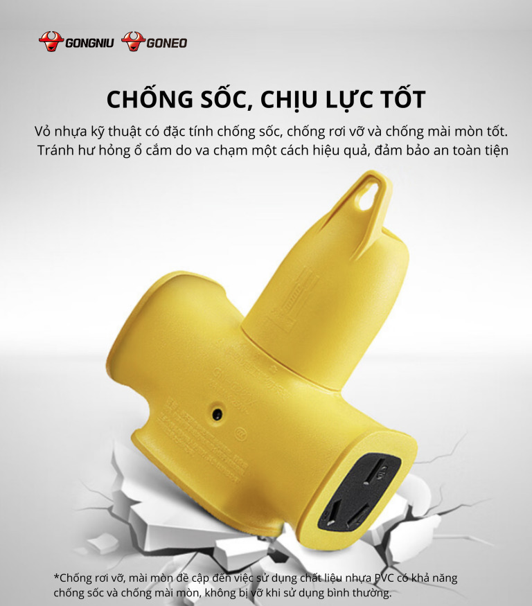 Ổ CẮM KHÔNG DÂY CHỐNG VA ĐẬP NHỎ GỌN CHO CÔNG TRÌNH 3