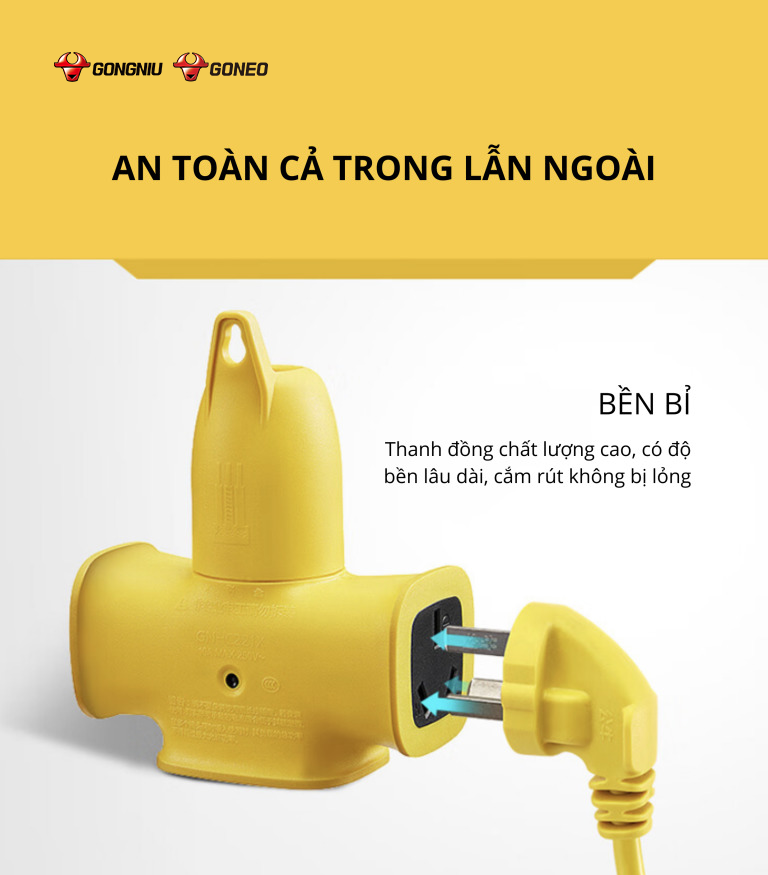 Ổ CẮM KHÔNG DÂY CHỐNG VA ĐẬP NHỎ GỌN CHO CÔNG TRÌNH 4