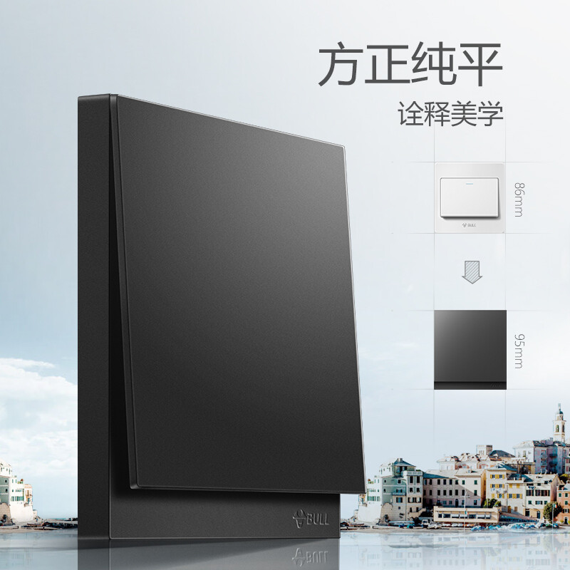Công tắc một cực (màu đen) Goneo 4