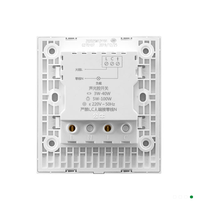 Công tắc cảm biến âm thanh ánh sáng G27D107 Goneo